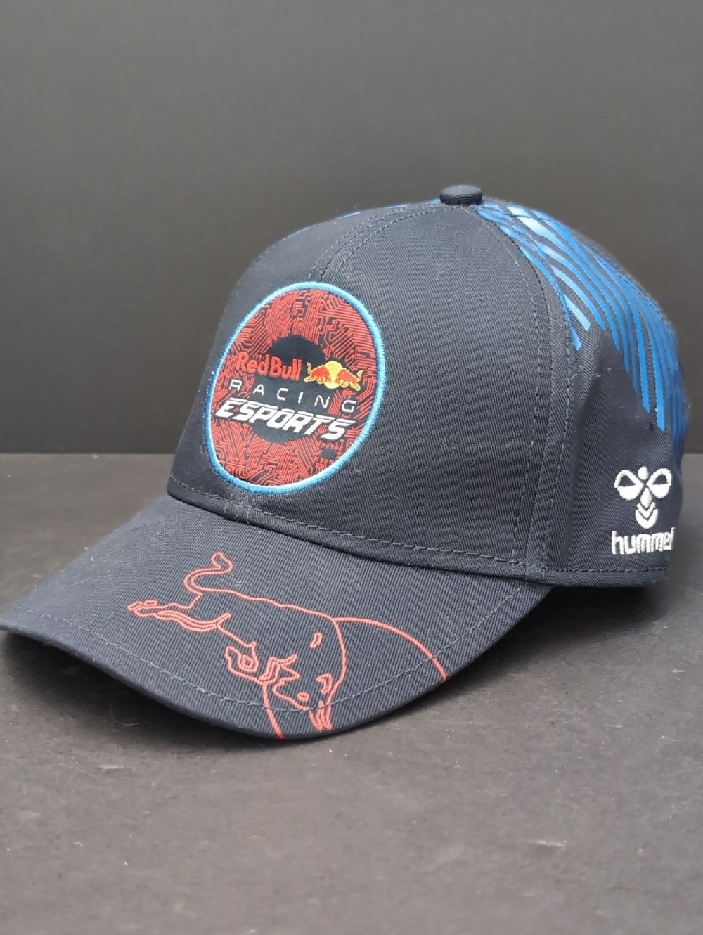 Red Bull, Hummel ,Racing eSports Men's Blue Sports Hat.
